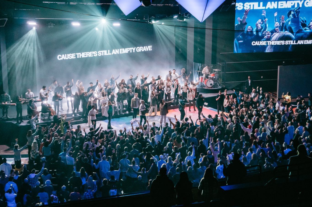 A full audience gathering for the C3 Conference