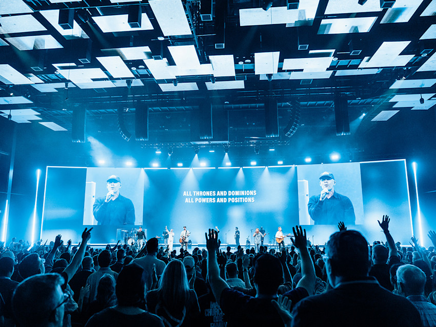 The stage for the Church Leaders Conference