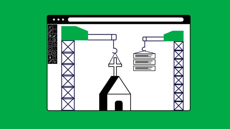 how to create a church website for free featured image