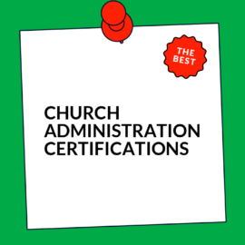 Church administration certifications generic best of