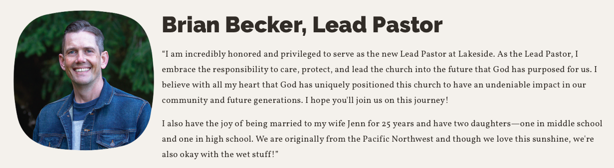 Brian Becker bio screenshot