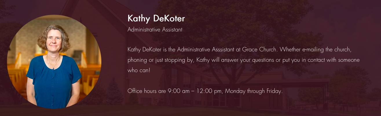 Kathy DeKoter bio screenshot