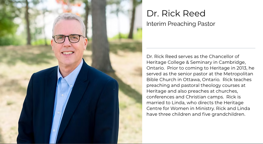 Dr. Rick Reed bio screenshot