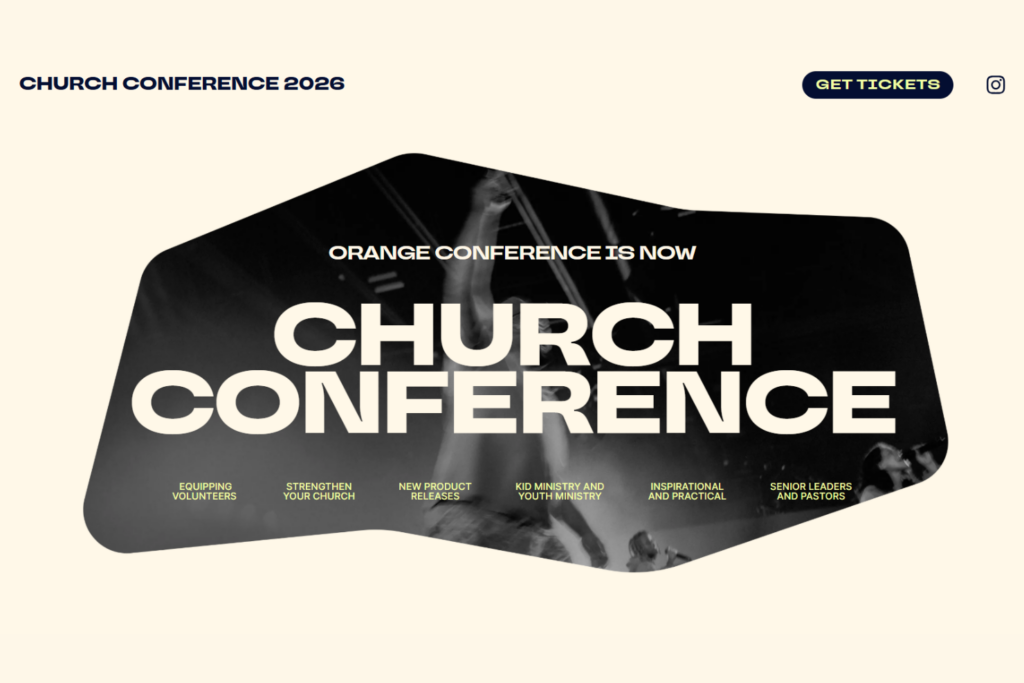 Website page of the Orange Conference 2026