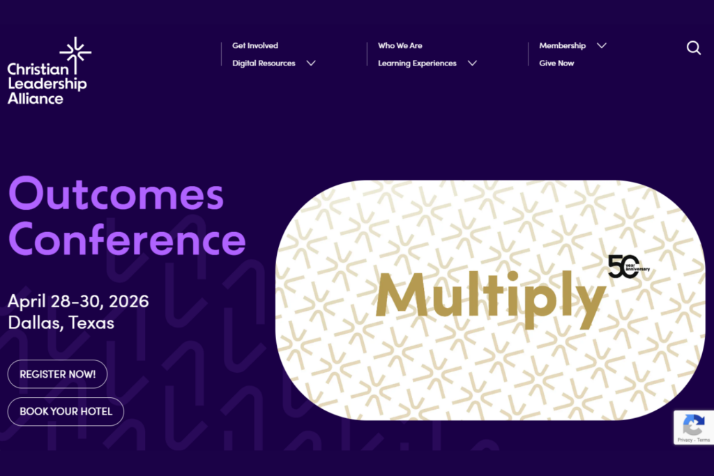 The web page of Outcomes Conference 2026