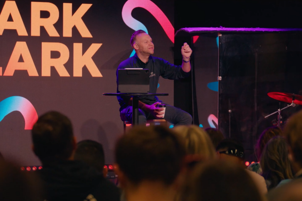 Speaker Mark Clark, Global Senior Pastor at Bayside Church, at the Thrive Conference 2025