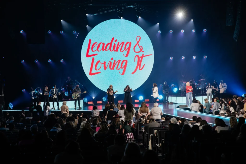 The main stage for the Leading &amp; Loving It Re:Treat