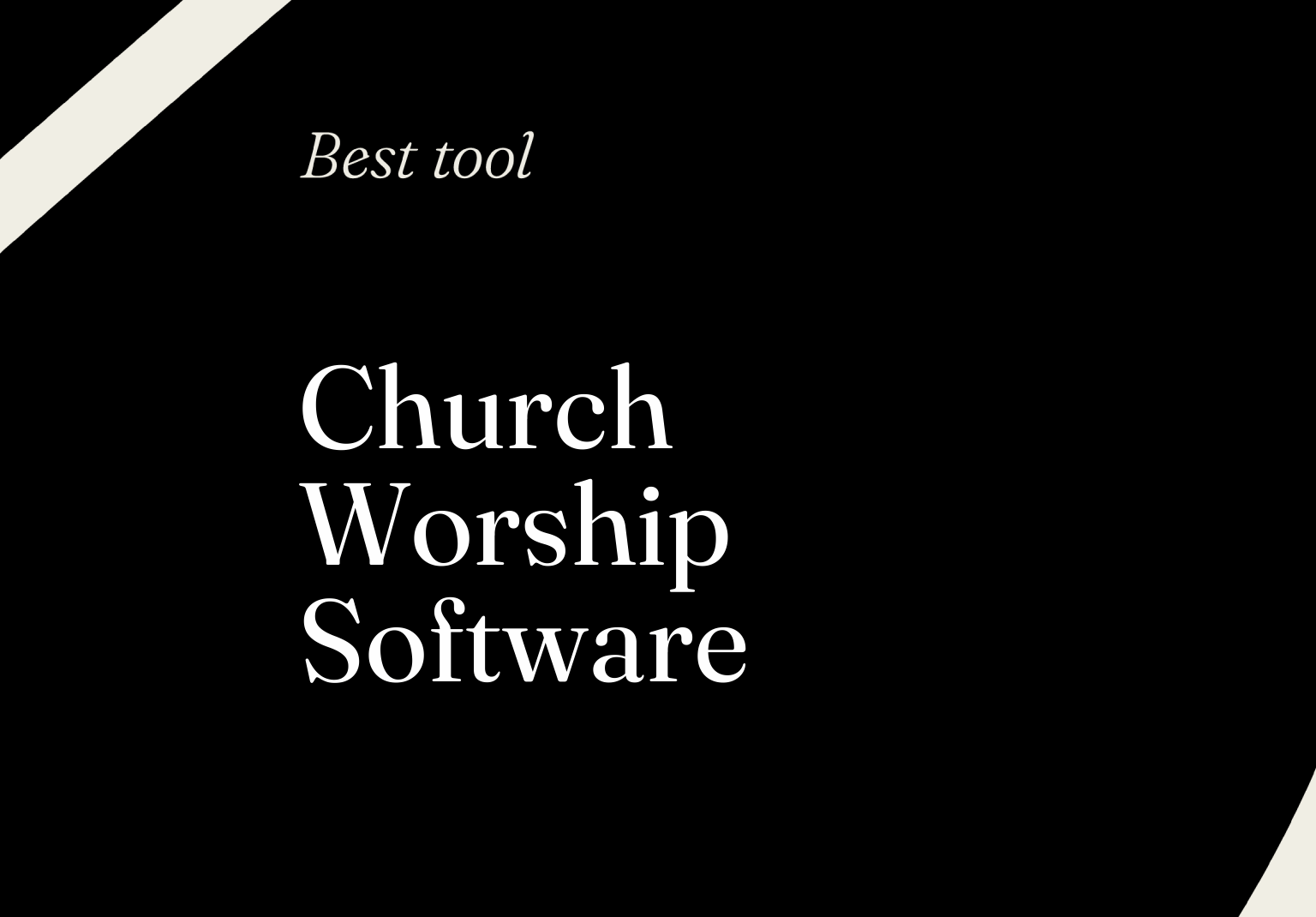 2025's Best Worship Software Ranked & Compared (by a Pastor)