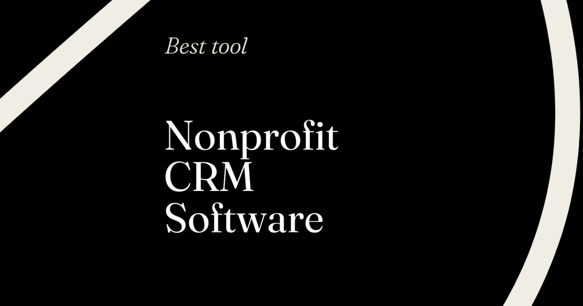 10 Best Nonprofit CRM Software Reviewed in 2026