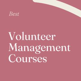 Volunteer management courses generic best of 34375
