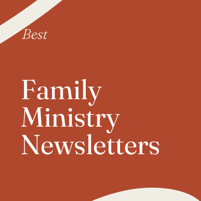 Family ministry newsletters generic best of 27530