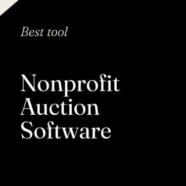 Nonprofit auction software best tools 31851