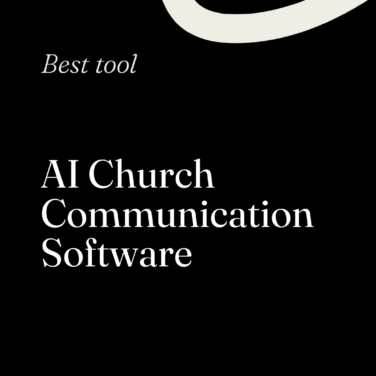 Ai church communication software best tools 15411