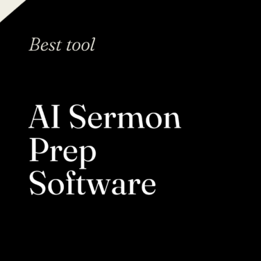 Ai sermon prep software best tools 13446
