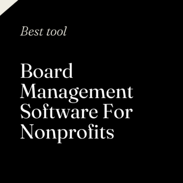 Board management software for nonprofits best tools 95227