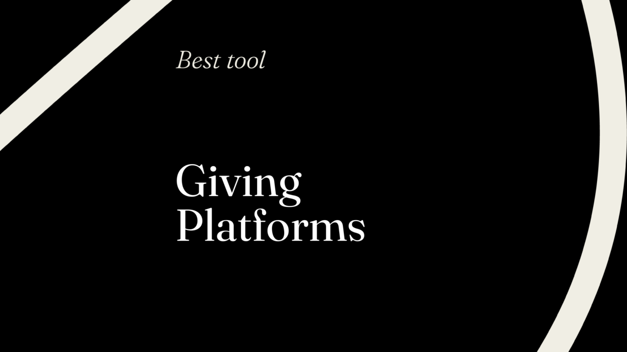 Giving platforms best tools 21324