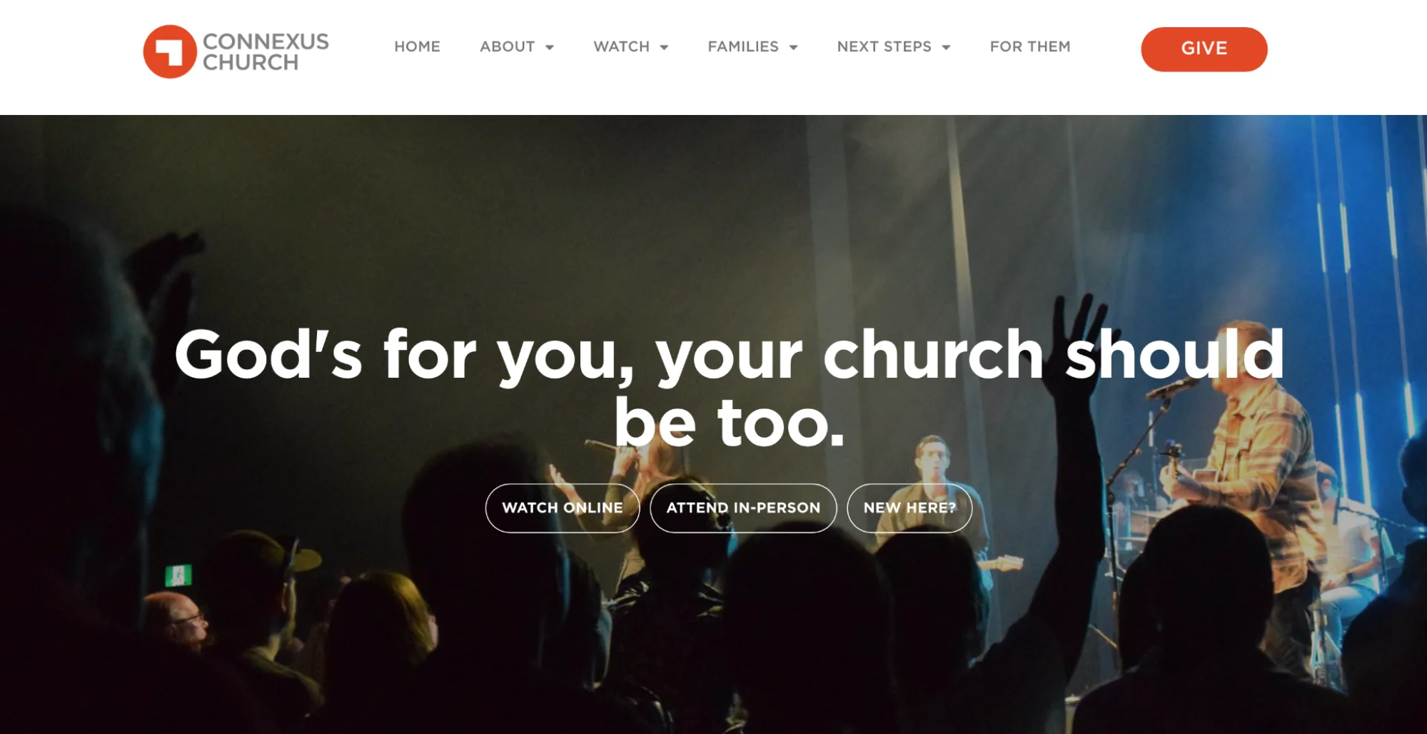 Connexus Churchin etusivu