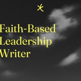 Faith based leadership writer standard editorial post 47539
