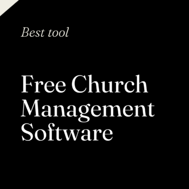 Free church management software best tools 88278