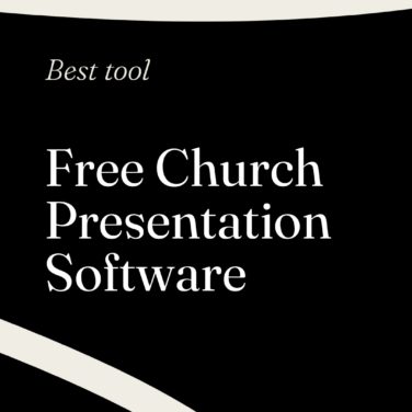 Free church presentation software best tools 87865