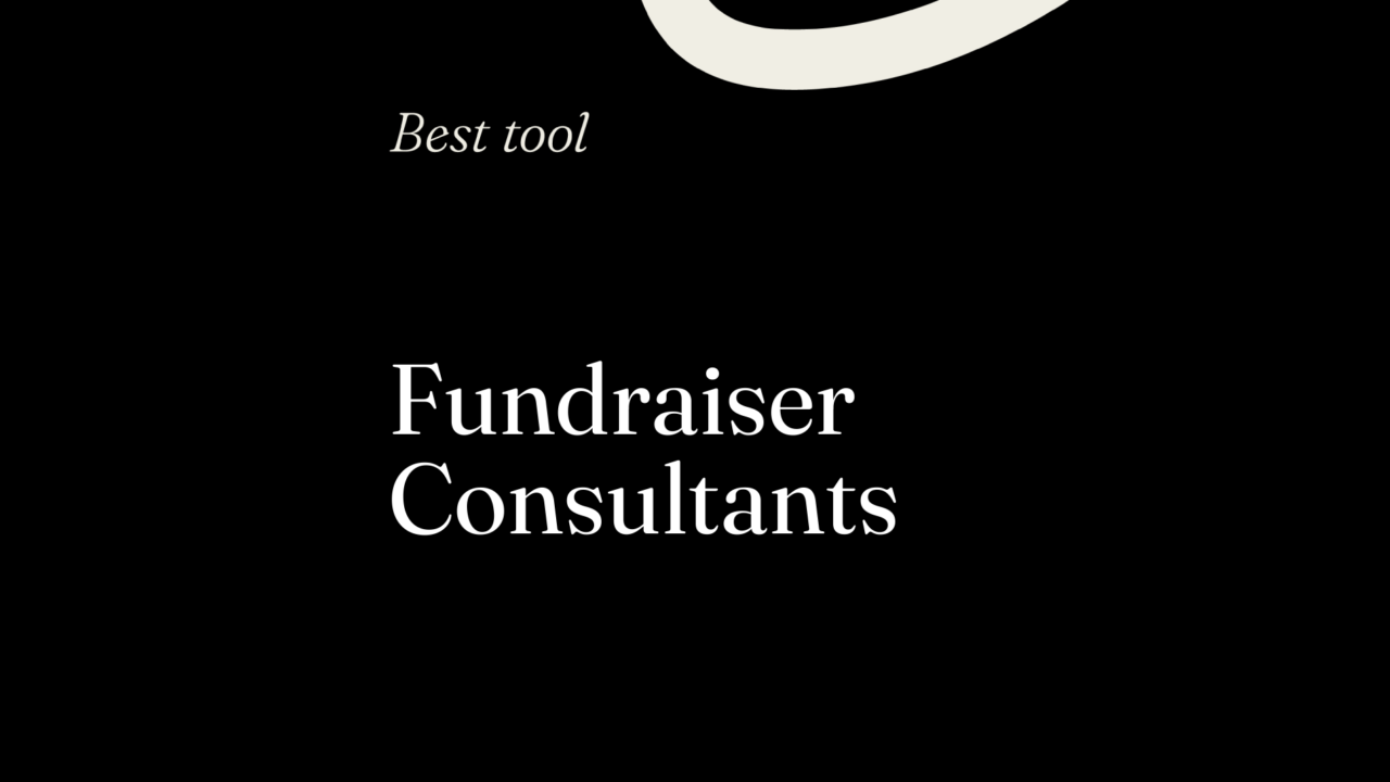 Fundraiser consultants best tools 48397