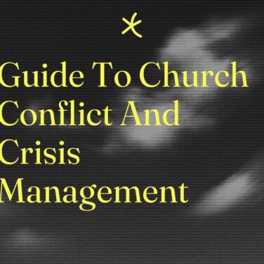 Guide to church conflict and crisis management standard editorial post 55153