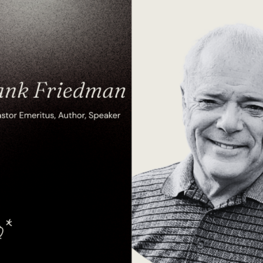 Frank Friedmann: Pastoral Financial Pressure Is a Personal Identity Problem