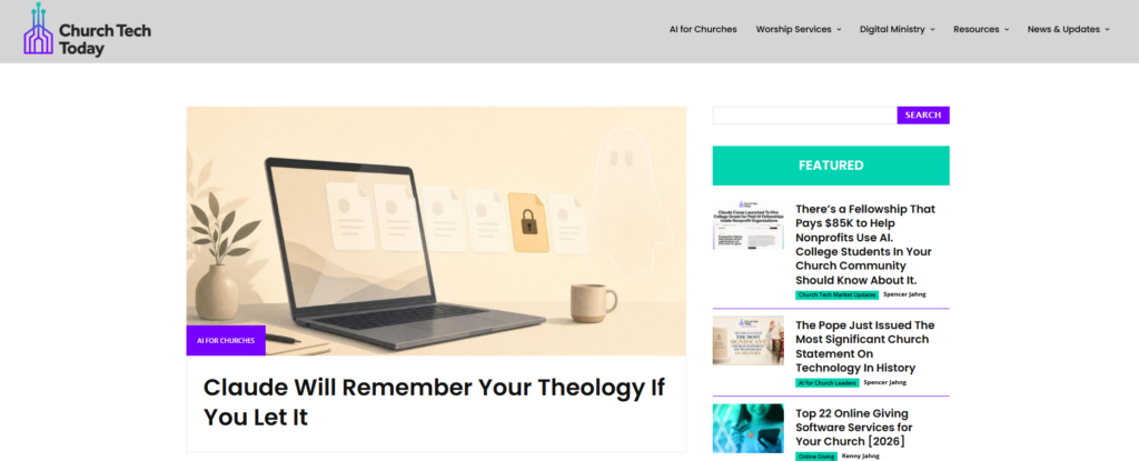 Church Tech Today church technology insights